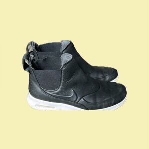Nike Women's Air Max Thea Mid Fashion Shoes Black Leather Size 7.5